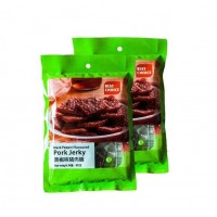 custom three sides sealed Beef slices plastic biodegradable beef jerky packaging bags