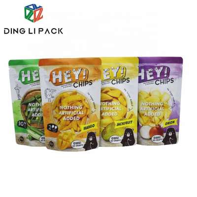 Digital printing OEM hot sale dry fruit packaging plastic stand up zip lock bag